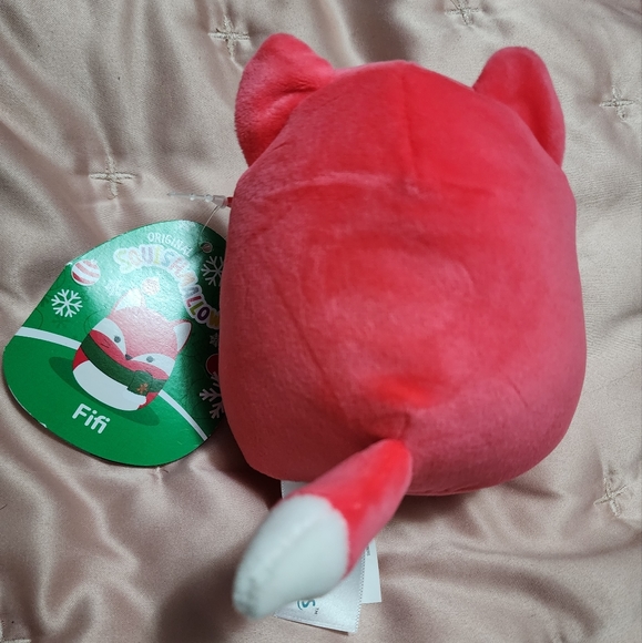 Fifi the Fox - 5" Squishmallow w/ Christmas Scarf - Picture 2 of 7